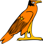 An Egyptian image of a bird